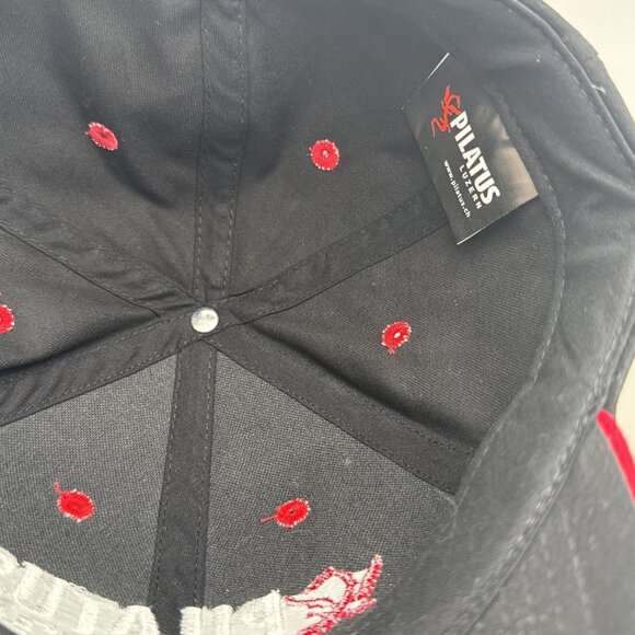 Pilatus Luzern Cap, Hat Black Embroidered Adjustable - Picture 5 of 5